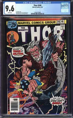 Buy Thor #248 Cgc 9.6 White Pages // Marvel Comics 1976 • 94.87£