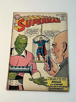 Buy Superman #167 VG+ 4.5 1963 Braniac And Luthor Team Up To Destroy Superman • 19.96£