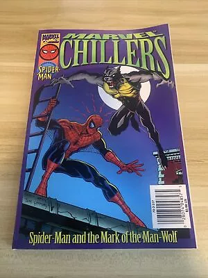 Buy Marvel Chillers Spider-Man Mark Of The Man-Wolf #1 Amazing 124 125 W/Poster 1996 • 4£