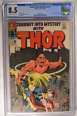 Buy Journey Into Mystery Thor  #121 CGC 8.5 Ow/w Absorbing Man  10/1965 • 261.14£
