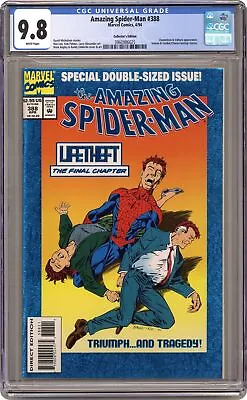 Buy Amazing Spider-Man #388 Direct Deluxe Variant CGC 9.8 1994 3960986025 • 75.55£