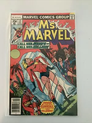 Buy Ms. Marvel 12 Carol Danvers Marvel Comics 1977 Claremont Story Bronze Age • 22.95£