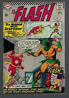 Buy Dc Comics Flash 161 1966 VG+ 4.5  Mirror With 20 20 Vision  • 19.99£