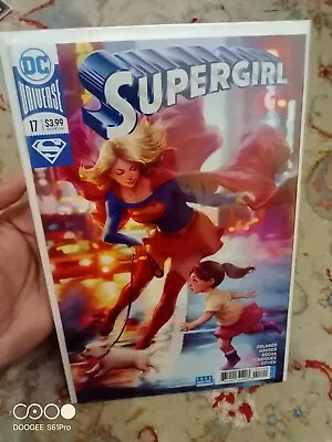 Buy Supergirl #17 (Stanley Artgerm Lau Variant) 2018 DC Comics NM • 10£