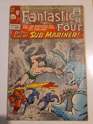 Buy Fantastic Four #33 Dec 1964 Good- 1.8 1st Appearance Of Attuma • 49.99£