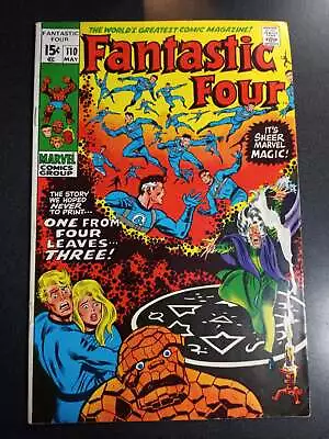 Buy Fantastic Four #110 VF+ First Cover Appearance Of Agatha Harkness Comic Book • 77.21£