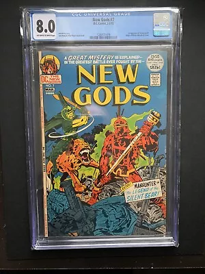 Buy New Gods #7 Cgc 8.0 First Appearance Steppenwolf Origin Mister Miracle & Orion! • 99.99£