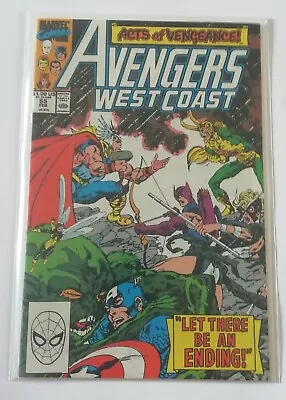 Buy Avengers West Coast #55 Marvel Comics Near Mint High Grade 9.8  • 8.99£