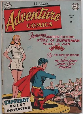 Buy ADVENTURE COMICS - SERIES 1 No.147  DEC 1949 - VG+  SUPERBOY  DC COMICS - RARE • 350£