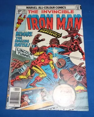 Buy The Invincible Iron Man 89 #enter Daredevil - Brute Fury - Good Copy - Uk£   • 5.99£