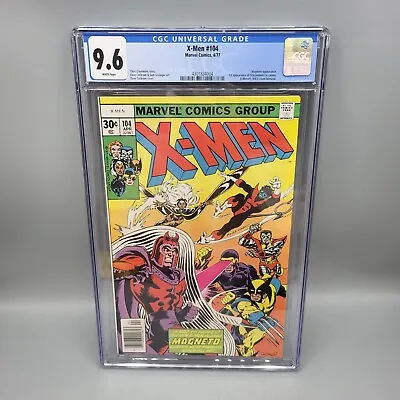 Buy X-Men 104 CGC 9.6 White Pages (Marvel Comics 1977) 1st Starjammers Cameo • 354.81£