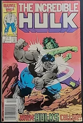 Buy Incredible Hulk #326  •Marvel Comics • Dec 1986 • Appears New • 4£