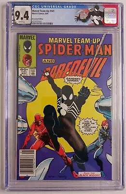 Buy Marvel Team-Up #141 ~ CGC 9.4 WP ~ 1st App Black Spider-Man Costume ~ NEWSSTAND • 201.06£