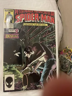 Buy Spectacular Spider-man 131 Kravens Last Hunt Part 3 Marvel 1987 • 6.54£