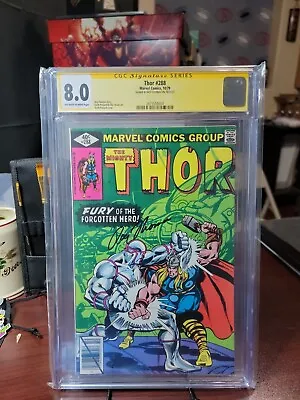 Buy Thor #288 CGC 8.0 Signed By Roy Thomas!! 1st App Of The One Above All 🔥🔑🔥 • 154.11£