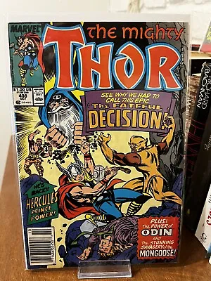 Buy Thor #408 (Marvel Comics, 1989) Newsstand Ed Eric Masterson Merges With Thor 🔑 • 10.45£