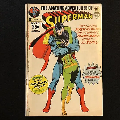 Buy Superman #243 / 1st Appearance Of Rija / Neal Adams Cover  (DC, 1971) • 47.43£