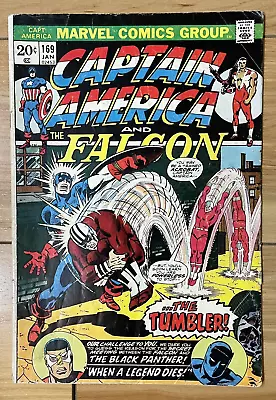 Buy Captain America And The Falcon The Tumbler Vol 1 169 Marvel Comic 1974 Sal Busce • 10.91£