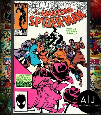 Buy Amazing Spider-Man #253 VF+ 8.5 - 1st Appearance The Rose (Marvel June 1984) • 5.72£