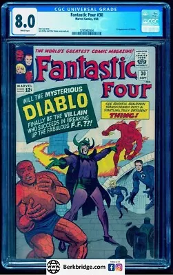 Buy Fantastic Four 30 Cgc 8.0 White Pages 9/64 Presents Higher 💎 20% Off Sale • 364.78£