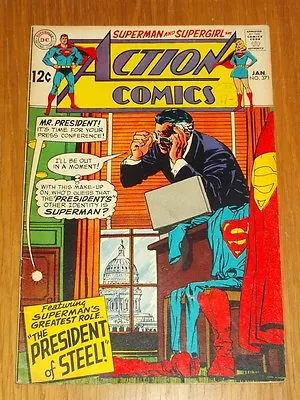 Buy Action Comics #371 Fn (6.0) Dc Comics Superman January 1969 • 12.99£