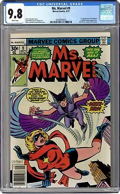 Buy Ms. Marvel #9 CGC 9.8 1977 4039509023 • 337.34£