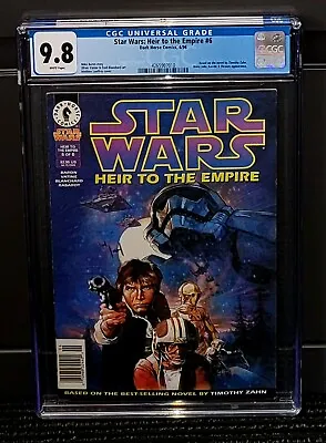 Buy Star Wars Heir To The Empire #6 CGC 9.8 Newsstand Admiral Thrawn Mara Jade 1996  • 236.30£