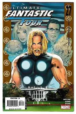 Buy Ultimate Fantastic Four #27 - Marvel 2004 - Cover By Greg Land [Ft Thor] • 5.99£