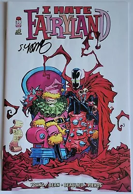 Buy I HATE FAIRYLAND #2 SPAWN VARIANT IMAGE 2022 SIGNED By SKOTTIE YOUNG + COA NM • 21.74£