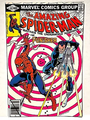 Buy The AMAZING SPIDER-MAN #201 Feb 1980 - The PUNISHER Appearance - Newsstand RARE • 11.98£