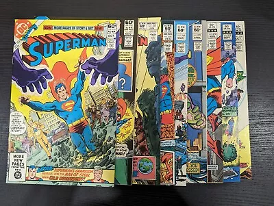 Buy Superman #364, 365, 367, 368, 369, 370, 374, 375 & 376 (DC 1982) • 23.71£