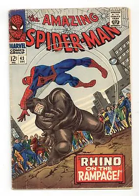 Buy Amazing Spider-Man #43 GD/VG 3.0 1966 1st Full App. Mary Jane • 90.66£