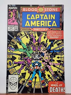 Buy CAPTAIN AMERICA 359 1st Cameo Crossbones  1989 Marvel Comics 8.5 VF+ 4628 • 6.40£