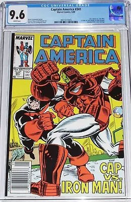Buy Captain America #341 CGC 9.6 1st Appearance Of Left & Right Winger & Battlestar • 135.11£