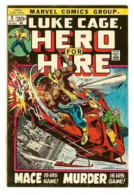 Buy Hero For Hire #3 7.0 // 1st Appearance Of Phil Fox Marvel Comics 1972 • 43.33£