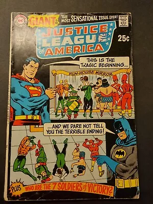 Buy DC Comics Justice League Of America Giant Issue 76 DC 1969 • 15£