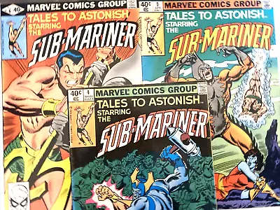 Buy Tales To Astonish.#4-6. 2nd Series.  (3 Issue Lot). March-may 1980. Sub-mariner • 14.99£