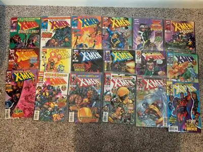 Buy Uncanny X-Men #s 348 349 351 To 366 Avg Grade NM Lot High Res Scans 18 Issue Run • 59.24£