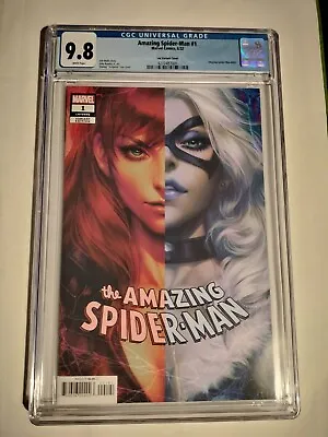 Buy The Amazing Spider-Man, #1 -  Artgerm Variant - 2022 - Marvel Comics - CGC 9.8 • 85£