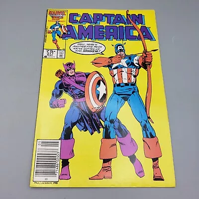 Buy Captain America Vol 1 #317 May 1986 Death Throws Newsstand Marvel Comic Book • 11.98£