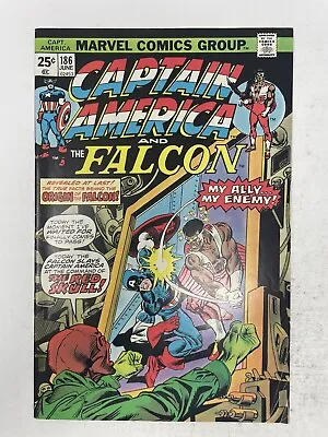 Buy Captain America #186 1975 Origin Of Falcon Marvel Comics MCU Bronze Age • 10.80£