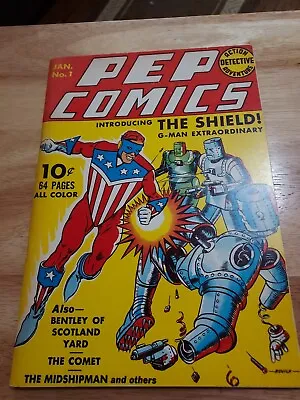 Buy Pep Comics #1 (1974) 8.0 VF /Reprint Of 1940 Issue!  • 51.24£