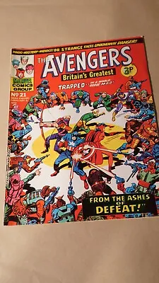 Buy Avengers Featuring Dr Strange Marvel #21 February 1974 • 3.95£