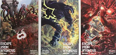 Buy Escape From Wyoming #1-3 Tom Fowler Covers Complete Set Bad Idea Corp 2022 • 11.82£