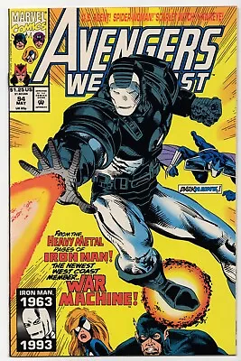 Buy Avengers West Coast #94 1st App Jim Rhodes As War Machine- Marvel Key Comic - NM • 24.12£