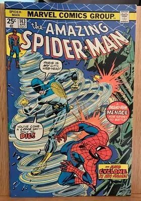 Buy THE AMAZING SPIDER-MAN #143 Marvel 1975 Cyclone - 1st Gwen Stacy Clone • 43.48£