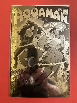 Buy Aqua Man #35 (2023) Whatnot Silver Foil LTD 500 1st Black Manta Variant DC. • 25£
