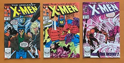 Buy Uncanny X-Men #245, 246 & 247 (Marvel 1989) 3 X VF+ Comics. • 19.95£