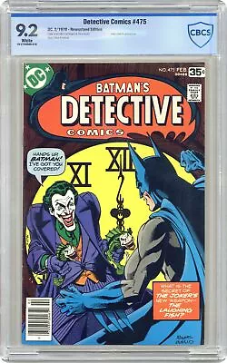 Buy Detective Comics #475 CBCS 9.2 Newsstand 1978 19-2794D0D-016 • 176.94£
