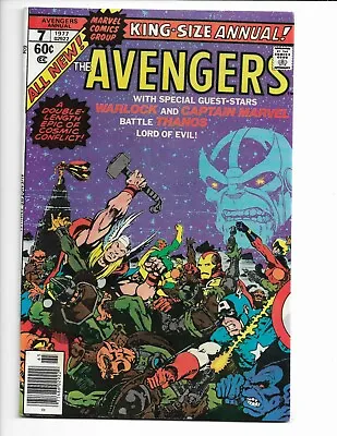 Buy Avengers Annual 7 - Vf- 7.5 - Death Of Warlock - Thanos - Vision - Thor (1977) • 41.57£